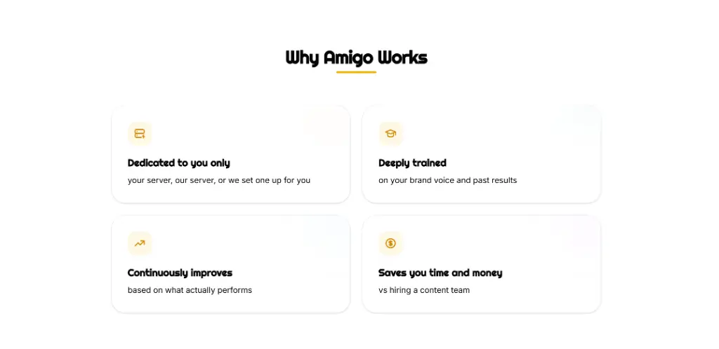 Amigo: Universal Marketing AI Bot