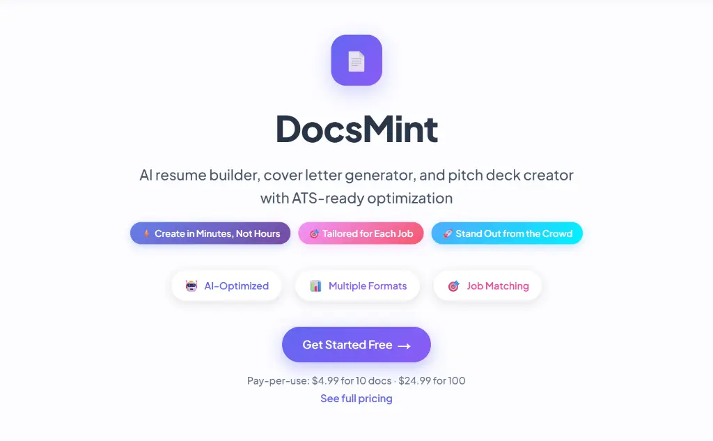 DocsMint: AI Document Platform