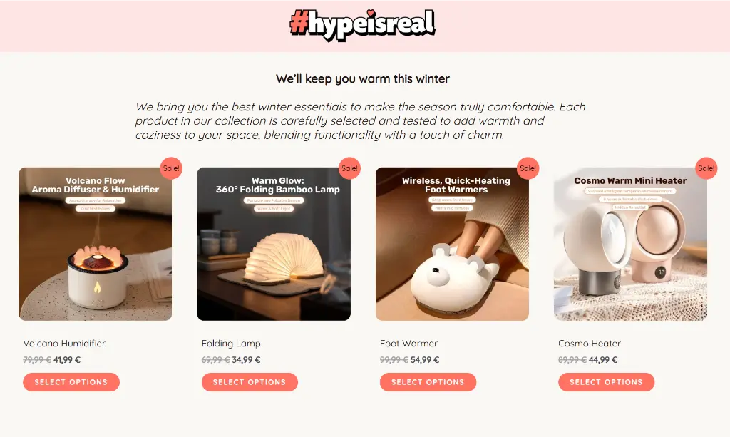 HypeIsReal: Warm-Home Commerce